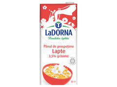 Lapte integral 3.5% grasime LaDorna 1L