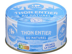 Ton dungat intreg in suc propriu 170G Carrefour Classic