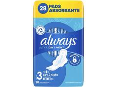 Always Absorbante ultra night size 3, 28 buc