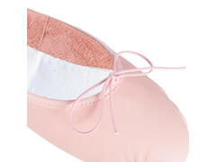 Demi-poante balet nivel începător talpă întreagă din piele Roz - 25