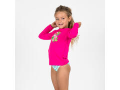 Bluză anti UV 100 Roz Copii - 123-130cm 7-8A