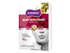 Farmec Benzi depilatoare fata cu argan 20 buc