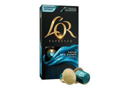 Cafea capsule L'OR Espresso Papua Noua Guinee, 10 bauturi x 40 ml, compatibile cu sistemul Nespresso Original®*, 52 g