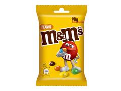 M and M s Peanut Arahide invelite in ciocolata cu lapte cu glazura crocanta si colorata 90g