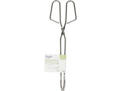 Cleste Pentru Gratar Simpl, Inox, 30.5 Cm, Argintiu