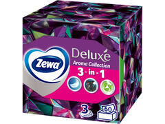 Servetele faciale Zewa Deluxe Aroma Collection, 3 straturi, 60 bucati, diverse modele