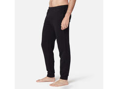Pantalon de trening călduros Regular 100 Fitness Warm Negru Bărbați - 2XL / W41 L34