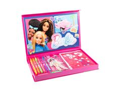 Set de colorat, Barbie Deluxe Fashion Designer