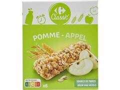 Batoane De Cereale Cu Mere 6X21G Carrefour Classic