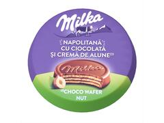 Milka Napolitana cu ciocolata si crema de alune 30g