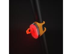 LUMINĂ BICICLETĂ SL510 FAȚĂ/SPATE GALBEN USB CLIP