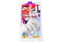 Mop microfibra Oti, marimea M, Alb