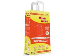 Asternut igienic cu portocala pentru pisica Miau Miau, 5 kg