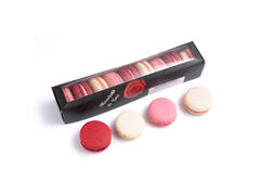 Macarons asortat, Cubic 9 bucati, 160g