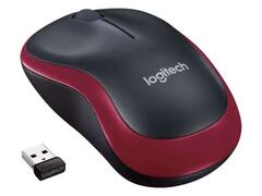 Mouse wireless Logitech M185 Negru / Rosu