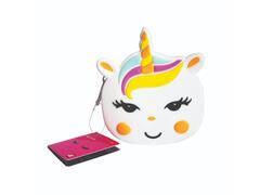 Portofel mic din silicon, Jelly Purse, Unicorn