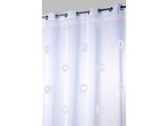 Perdea Cosmos din 100% poliester, alba 011, 140 x 260 cm