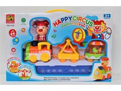 Trenulet Cu Sunete, Lumini Si Clovn