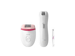 Epilator Philips Satinelle Essential BRP506/00, 2 viteze,  Culoare alb