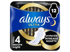 Absorbante Always Ultra Secure Night, 12 buc