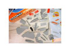 Set de constructie, Airfix Quickbuild, F22 Raptor, 24 piese