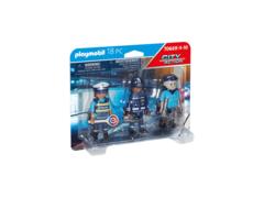 Set 3 figurine politisti Playmobil City Action, 18 piese