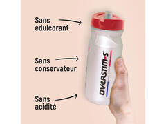 Overstims Băutură cu electroliți lămâie (zero calorii) - cutie 10 pliculețe x 8g