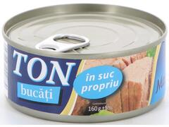Ton bucati in suc propriu Marina Blue, 160 g