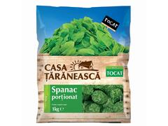 Spanac tocat portionat 1kg, Casa Taraneasca