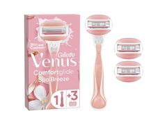 Aparat de ras Pentru Femei,Venus Breeze Spa Gillette + 2 Rezerve