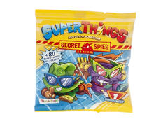 Pachet cu 1 figurina surpriza Superthings Secret Spies, Multicolor