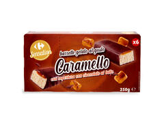 Batoane De Inghetata Cu Caramel Invelite In Ciocolata Cu Lapte 6X41.6G Carrefour Sensation