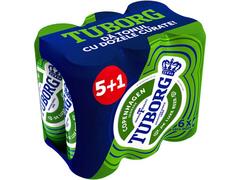 Tuborg Bere Pachet Doza 0.5L 5+1