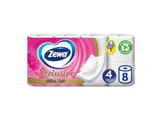 Hartie igienica Zewa Exclusive Ultra Soft 8 role, 4 straturi