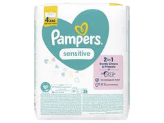 Servetele Umede Pampers Sensitive, 4 Pachete X 80, 320 Buc