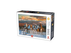 Puzzle Castelul de lut Valea Zanelor, 1000 piese