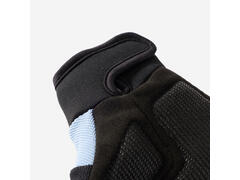 Mănuși ciclism 500 8-12 ani Albastru Copii - 10 ani