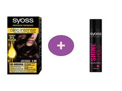 Vopsea De Par Syoss Oleo Intense 4-86 Saten Auriu, 115Ml + Fixativ De Par Syoss Shine & Hold 300ML, al 2 lea la -50%