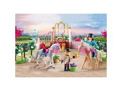 Set constructii Playmobil Princess Lectii regale de calarie 70450, 185 piese