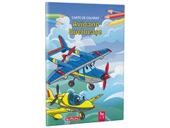 Carte de colorat A4, Herlitz, Avioane buclucase, 16 pagini