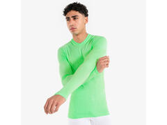 Bluză termică Fotbal Keepdry Verde cripto Adulți undefined