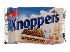 Knoppers napolitane glazura cacao 25 g