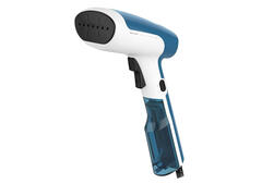 Aparat de calcat vertical cu abur Tefal DT613, 1300W, cantitate de abur 20 g/min, capacitate rezervor 70 ml, albastru