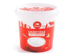 Smantana 20%Grasime 1Kg Carrefour Clasic