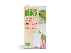 Lapte eco UHT 3.8%grasime Carrefour Bio 1L