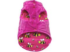 Haina cu doua fete pentru caini Enjoy Bumble-Bee Pink S