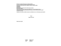 Certificate of operation