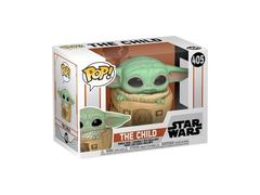 Figurina Funko Pop cu cap oscilant Star Wars The Mandalorian - The Child 405, Multicolor