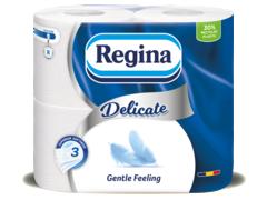 Hartie igienica Delicate Gentle Feeling 3 straturi 4 role Regina