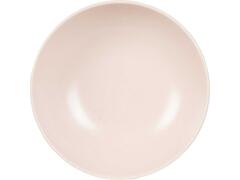 Farfurie adanca Carrefour Home, 21 cm, Roz